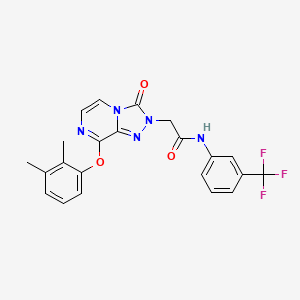2-[8-(2,3-dimethylphenoxy)-3-oxo-2H,3H-[1,2,4]triazolo[4,3-a]pyrazin-2-yl]-N-[3-(trifluoromethyl)phenyl]acetamide - 1115914-67-4