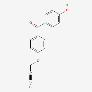 (4-Hydroxyphenyl)(4-(prop-2-yn-1-yloxy)phenyl)methanone - 1208395-99-6