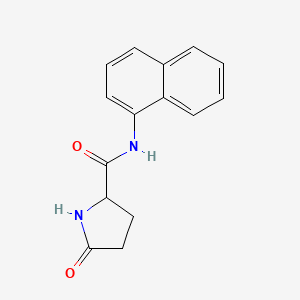 N-naphthalen-1-yl-5-oxopyrrolidine-2-carboxamide - 471917-20-1