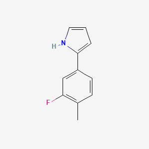 2-(3-Fluoro-4-methylphenyl)pyrrole - 2096453-78-8
