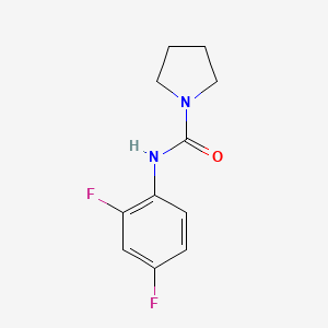 N-(2,4-difluorophenyl)pyrrolidine-1-carboxamide - 893019-25-5