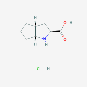 (2s,3As,6as)-octahydrocyclopenta[b]pyrrole-2-carboxylic acid hydrochloride - 87269-86-1