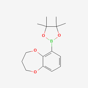 2-(3,4-DIhydro-2H-1,5-benzodioxepin-6-yl)-4,4,5,5-tetramethyl-1,3,2-dioxaborolane - 2246880-24-8