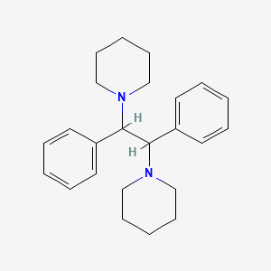 1-[1,2-Diphenyl-2-(piperidin-1-yl)ethyl]piperidine - 35278-85-4
