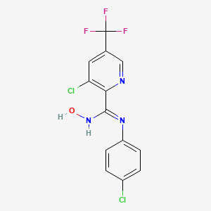 3-chloro-N-(4-chlorophenyl)-N'-hydroxy-5-(trifluoromethyl)-2-pyridinecarboximidamide - 303997-64-0