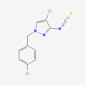 4-chloro-1-(4-chlorobenzyl)-3-isothiocyanato-1H-pyrazole - 1004194-59-5
