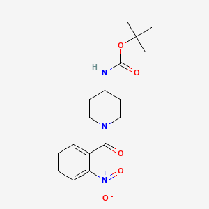 tert-Butyl 1-(2-nitrobenzoyl)piperidin-4-ylcarbamate - 1286263-46-4