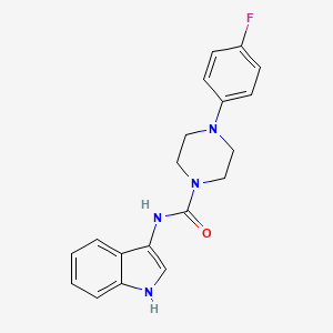 4-(4-fluorophenyl)-N-(1H-indol-3-yl)piperazine-1-carboxamide - 941968-41-8