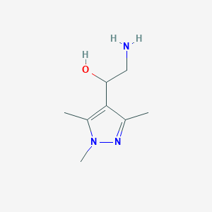 2-amino-1-(trimethyl-1H-pyrazol-4-yl)ethan-1-ol - 926194-33-4
