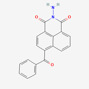 3-Amino-8-benzoyl-3-azatricyclo[7.3.1.0,5,13]trideca-1(13),5,7,9,11-pentaene-2,4-dione - 519152-23-9