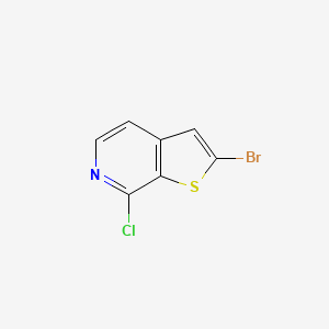 2-Bromo-7-chlorothieno[2,3-c]pyridine - 1315363-33-7