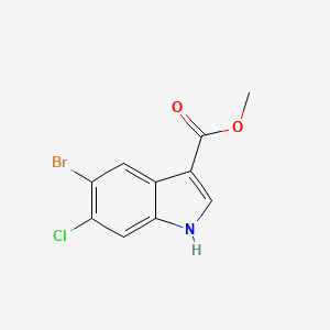 methyl 5-bromo-6-chloro-1H-indole-3-carboxylate - 1467059-91-1