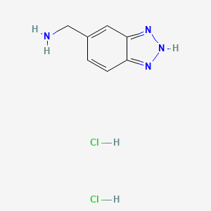 (1H-Benzo[d][1,2,3]triazol-6-yl)methanamine dihydrochloride - 2411295-54-8
