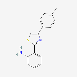 2-[4-(4-Methylphenyl)-1,3-thiazol-2-yl]aniline - 75221-04-4