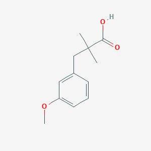 3-(3-Methoxyphenyl)-2,2-dimethylpropanoic acid - 1225532-71-7