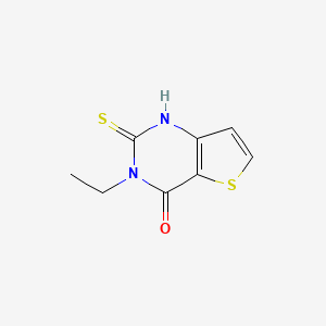 3-ethyl-2-mercaptothieno[3,2-d]pyrimidin-4(3H)-one - 338401-79-9
