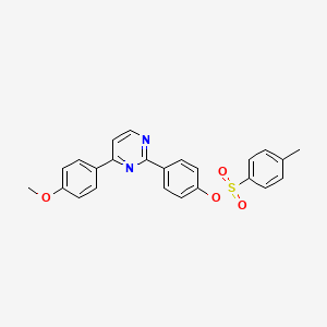 4-[4-(4-Methoxyphenyl)-2-pyrimidinyl]phenyl 4-methylbenzenesulfonate - 477857-19-5