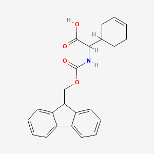2-Cyclohex-3-en-1-yl-2-(9H-fluoren-9-ylmethoxycarbonylamino)acetic acid - 1701948-40-4