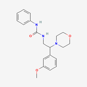 1-(2-(3-Methoxyphenyl)-2-morpholinoethyl)-3-phenylurea - 942010-41-5