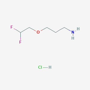 3-(2,2-Difluoroethoxy)propan-1-amine hydrochloride - 1394041-00-9