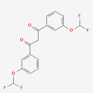 1,3-Bis[3-(difluoromethoxy)phenyl]propane-1,3-dione - 938004-15-0