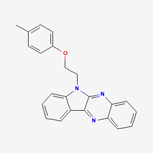 6-[2-(4-methylphenoxy)ethyl]-6H-indolo[2,3-b]quinoxaline - 637756-28-6