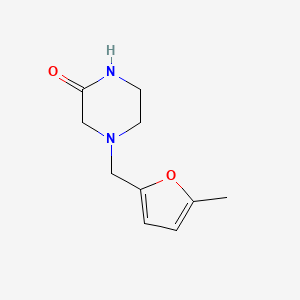4-((5-Methylfuran-2-yl)methyl)piperazin-2-one - 2169159-44-6
