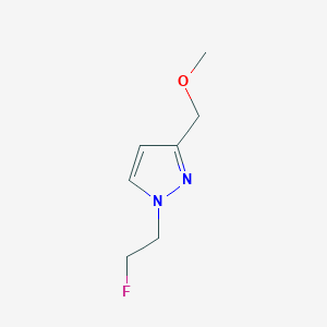 1-(2-fluoroethyl)-3-(methoxymethyl)-1H-pyrazole - 1856052-19-1