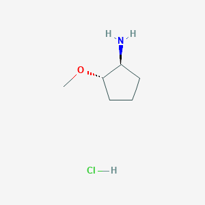 (1S,2S)-2-Methoxycyclopentan-1-amine hydrochloride - 1808746-70-4