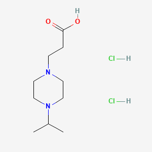 3-[4-(Propan-2-yl)piperazin-1-yl]propanoic acid dihydrochloride - 609805-62-1