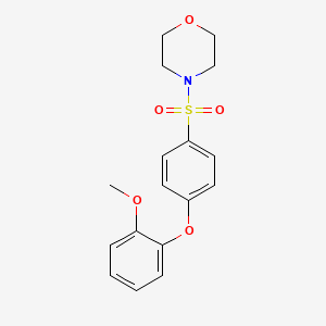 4-((4-(2-Methoxyphenoxy)phenyl)sulfonyl)morpholine - 612044-64-1