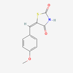 (5E)-5-[(4-methoxyphenyl)methylidene]-1,3-thiazolidine-2,4-dione - 