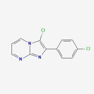 3-Chloro-2-(4-chlorophenyl)imidazo[1,2-a]pyrimidine - 439110-68-6