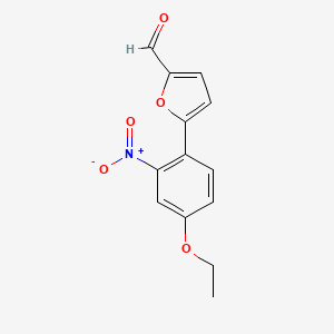 5-(4-Ethoxy-2-nitrophenyl)furan-2-carbaldehyde - 384804-56-2