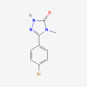 3-(4-Bromophenyl)-4-methyl-1H-1,2,4-triazol-5-one - 2402830-48-0