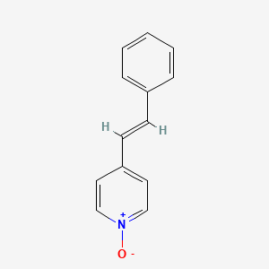 4-[(E)-2-Phenylethenyl]pyridin-1-ium-1-olate - 21945-42-6