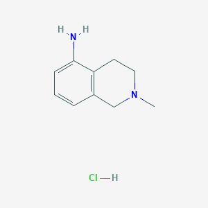 2-Methyl-1,2,3,4-tetrahydroisoquinolin-5-amine hydrochloride - 1210664-17-7