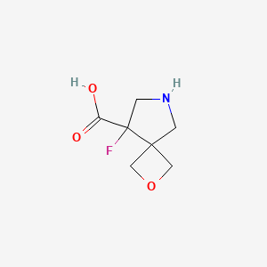 8-Fluoro-2-oxa-6-azaspiro[3.4]octane-8-carboxylic acid - 1936661-81-2