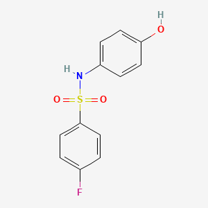 4-fluoro-N-(4-hydroxyphenyl)benzenesulfonamide - 333309-54-9