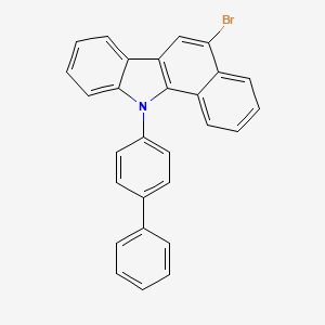 11-([1,1'-biphenyl]-4-yl)-5-bromo-11H-benzo[a]carbazole - 1210469-50-3