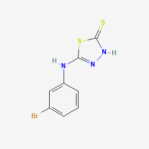 5-[(3-Bromophenyl)amino]-1,3,4-thiadiazole-2-thiol - 873790-53-5
