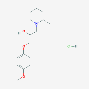 1-(4-Methoxyphenoxy)-3-(2-methylpiperidin-1-yl)propan-2-ol hydrochloride - 1052406-66-2