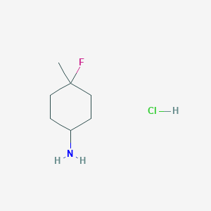 4-Fluoro-4-methylcyclohexan-1-amine hydrochloride - 2361595-27-7