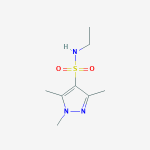 N-ethyl-1,3,5-trimethyl-1H-pyrazole-4-sulfonamide - 1005847-38-0