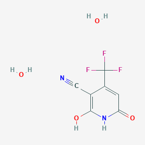 3-Cyano-2,6-dihydroxy-4-(trifluoromethyl)pyridine dihydrate - 1049729-56-7