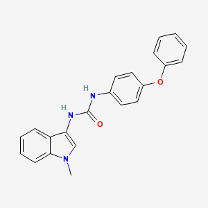 1-(1-methyl-1H-indol-3-yl)-3-(4-phenoxyphenyl)urea - 922983-49-1