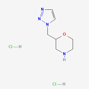2-[(1H-1,2,3-triazol-1-yl)methyl]morpholine dihydrochloride - 2031260-84-9