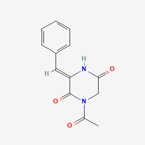 (Z)-1-Acetyl-3-benzylidenepiperazine-2,5-dione - 30166-29-1