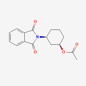 (1R,3S)-3-(1,3-Dioxoisoindolin-2-yl)cyclohexyl acetate - 750649-38-8