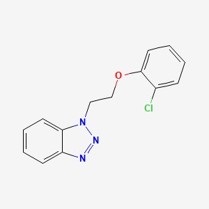 1-[2-(2-Chlorophenoxy)ethyl]benzotriazole - 838891-66-0